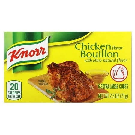 Knorr Chicken Flavor Bouillon 6 Extra Large Cubes