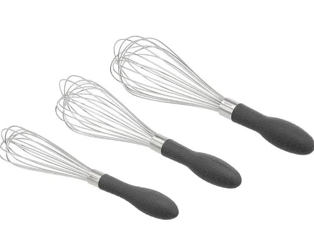 Amazon Basics Stainless Steel Wire Whisk Set
