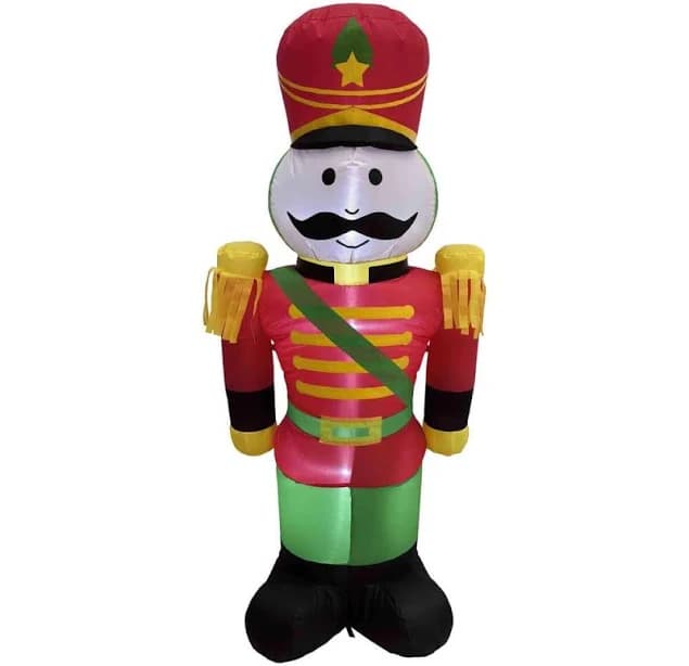 Northlight LED Lighted Inflatable Soldier Nutcracker
