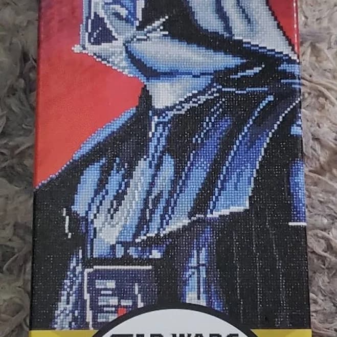 Star Wars Darth Vader Diamond Painting Kit - New Toys & Collectibles | Color: Silver