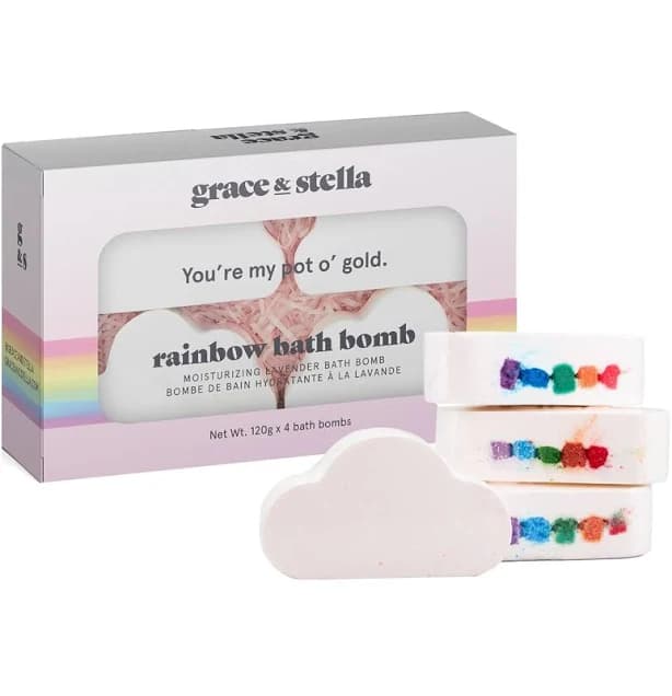Rainbow Bath Bombs 1-Pack - 4-Pack