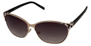 Esprit Women's Cateye Plastic Sunglasses, Gold Black, 1 - Walmart.com