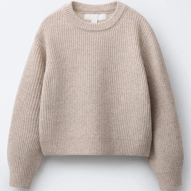 Zara Kids Purl Knit Sweater