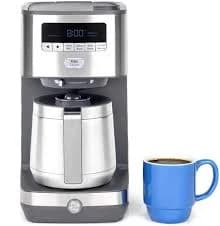GE 10 Cup Drip Coffee Maker with Single Serve