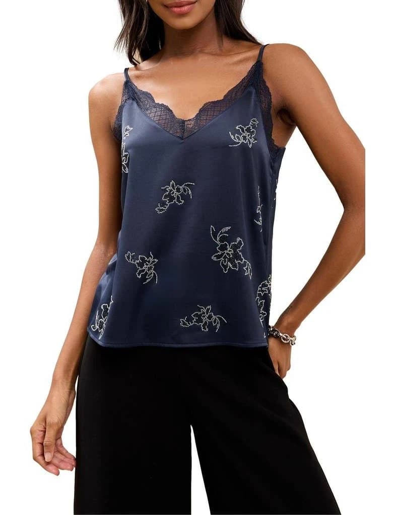 Lipsy Crystal Embellished Lace Camisole