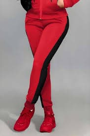 Two Tone Mid Rise Skinny Pants Bottoms Only | Flamingals by Flamingo Shop