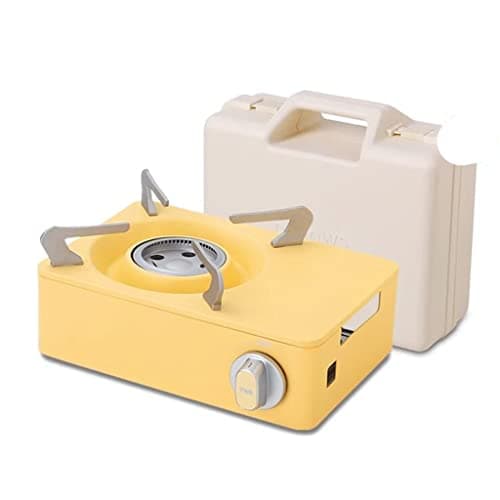 Camping-stoves Box Stove, Cooking Utensils Portable Butane Gas Stove for Camping, Picnics, Outdoor Portable Camping Stove with Suitcase (Color : Yellow, Size : 260 * 205 * 118mm) - Amazon.com