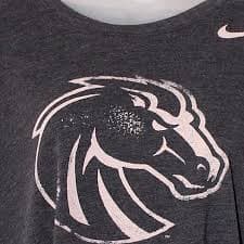 Vintage Y2K Nike Boise State Broncos Cropped Tee – Dark Gray Raw Hem – Streetwear Sportswear - Etsy