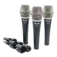 CAD Audio D38X3 Supercardioid Dynamic Microphone 3-Pack