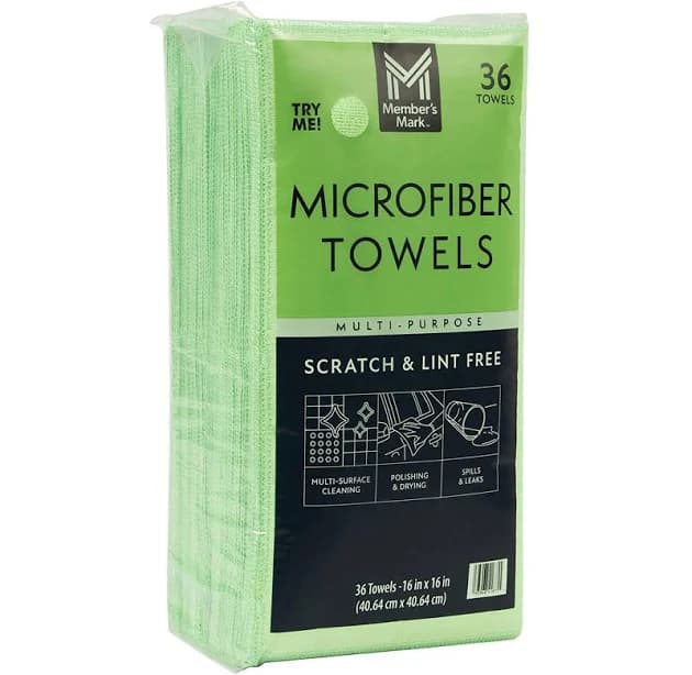 Member's Mark Microfiber Towels 16" x 16" (36 ct.)