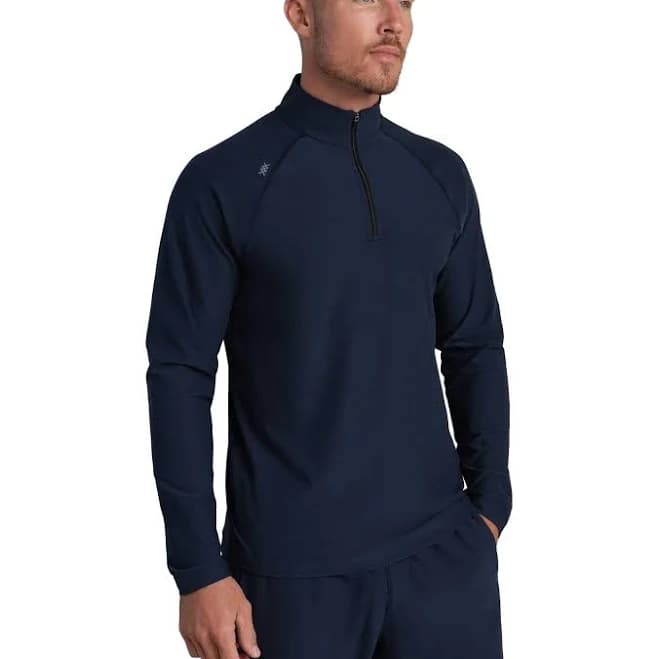 RHONE Men's Atmosphere Midweight Quarter-Zip Pullover