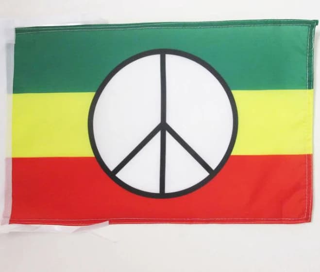 AZ FLAG Peace Rasta Flag