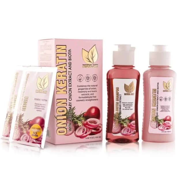 Natural Sant Keratin Hair Treatment Onion Duobox