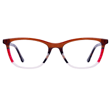Rectangle Brown/Tortoiseshell/White Eyeglasses