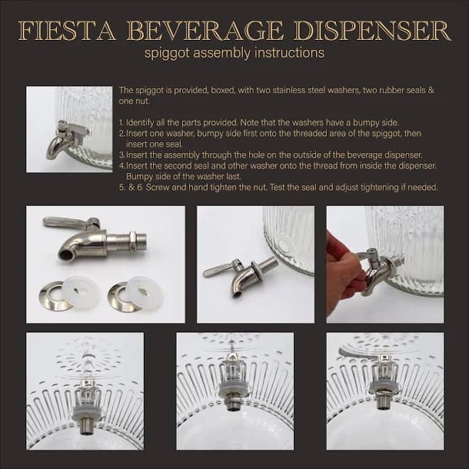 Lulu and Georgia Fiesta Beverage Dispenser