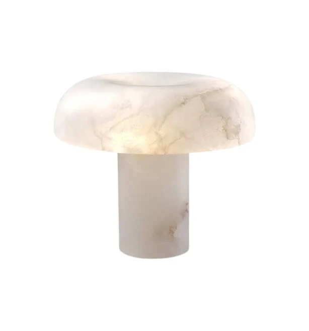 Alabaster Mushroom Table Lamp