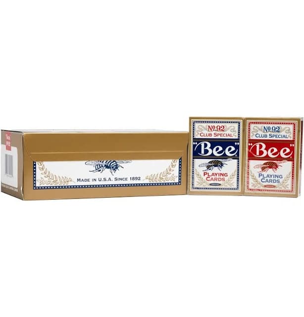 Bee Gold Standard Premium Poker Playing Cards 12 Pack
