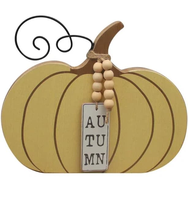Parisloft Farmhouse Autumn Harvest Pumpkin Tabletop Decor