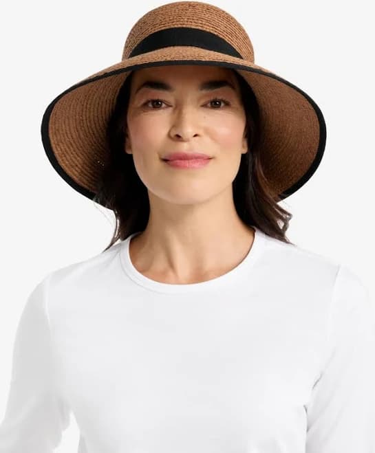 Provence Women's Raffia Wide Brim Sun Hat