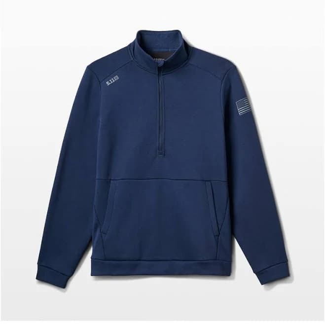 5.11 Men's PT-R USA Flag Arrive 1/4 Zip Fleece Top