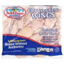 Bell & Evans Chicken Wings Cut Family Pack