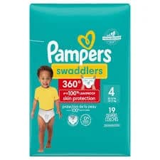 Pampers Swaddlers 360 Size 4 Baby Diapers 22-37 lb