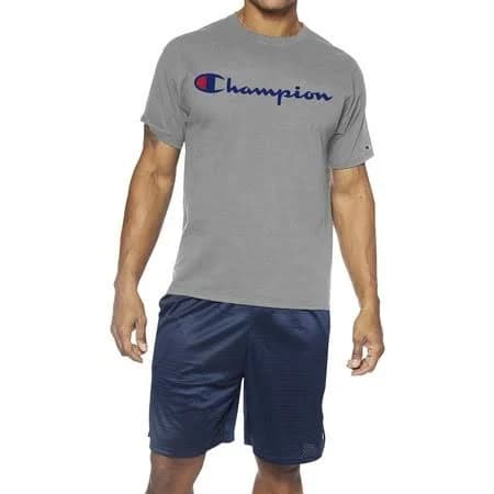 Champion Men's Classic Script Logo T-Shirt