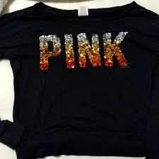 Off the shoulder vs pink long sleeve