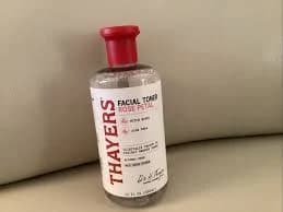Thayers Alcohol-Free Rose Petal Witch Hazel Facial Toner for Glowing Skin 3oz