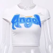 Angel Cropped Tee – MTO