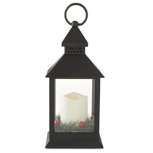 Holiday Time Christmas LED Pillar Candle Lantern