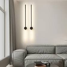 Amazon.com: noarjaer Black Wall Sconces, Linear Modern Black Vanity Light, 10W LED Wall Light Fixtures, Indoor Lighting, Vanity Lighting for Mirror Bedroom Hallway Stairway, 3000K/4500K/6000K dimmable (Color : Tools & Home Improvement
