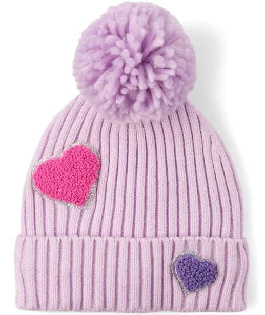 The Children's Place Toddler Girls Chenille Patch Beanie