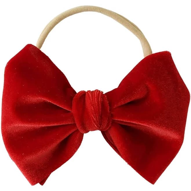 Caden Lane Velvet Bow Headband