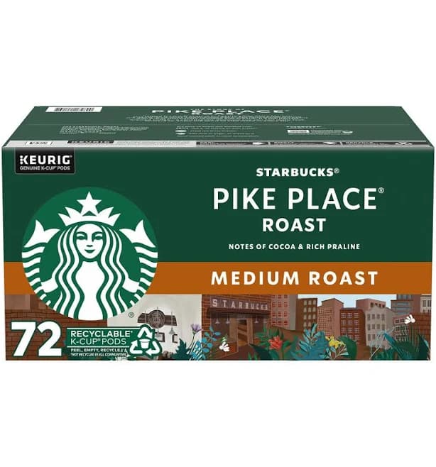 Starbucks K-Cup Pike Place Roast Coffee
