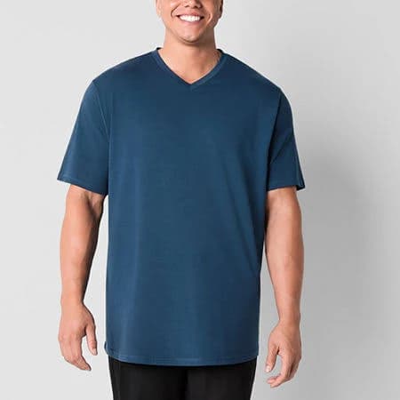 Stylus Men's V Neck Short Sleeve Big and Tall T-Shirt