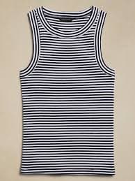 Ribbed Racer Tank | Banana Republic Factory