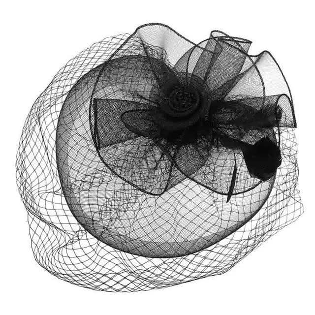 Innovato Design Beaded Flower Pillbox Fascinator Hat