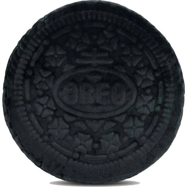Iscream Oreo Cookie Embossed Plush Pillow