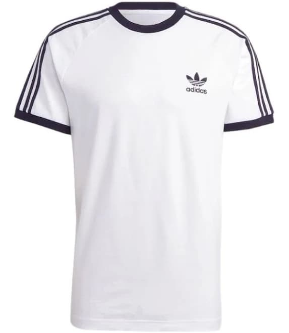 Adidas Originals 3-stripes T-shirt – White & Black Men’s Trefoil Tee
