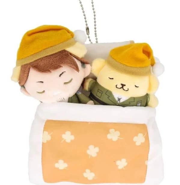 Attack On Titan X Sanrio Characters 3 Sleeping Jean & Pompompurin