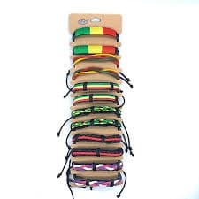 12pcs Rasta Hippie Braided Leather Handmade Macramé Sort Bracelets 7in-11in | eBay