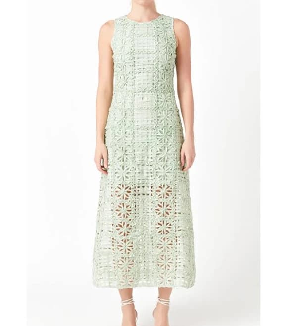 Endless Rose Women's Textured Sleeveless Maxi Dress