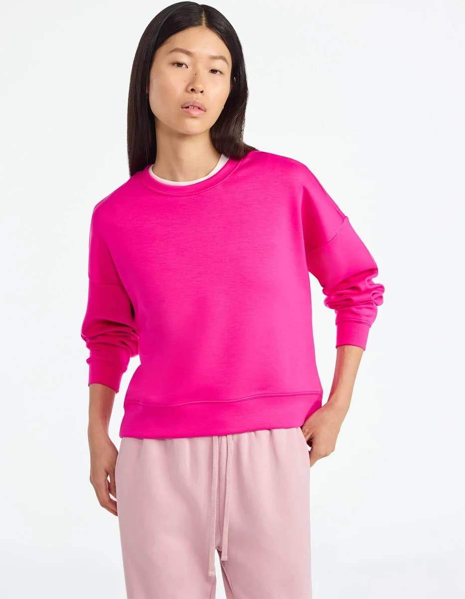Scoop Women's Cropped Scubaknit Sweatshirt