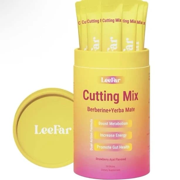 Leefar Cutting Drink Mix Berberine Chromium 5-htp Yerba Mate Magnesium