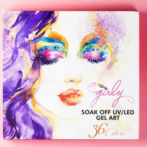 Girly Gel Art Kit (36 Colors) - Gel Art Kit