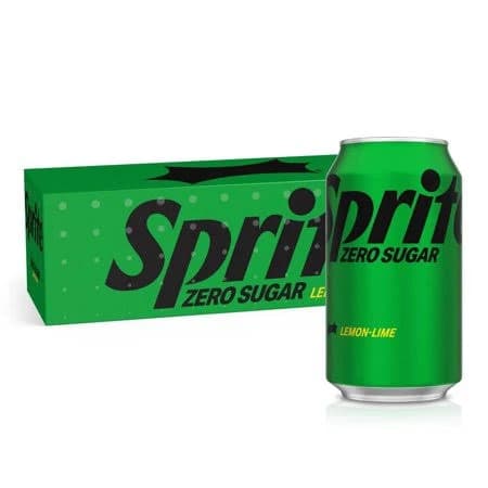 2X Sprite Zero Soda 12pk/12 fl oz Cans