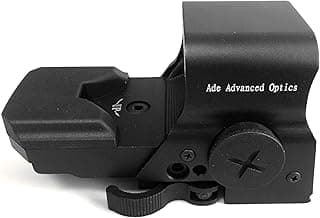 Crusader 8 Reticle Reflex Sight - Green and Red Dot Optic with Quick Detach Picatinny Mount - Holographic Scope for Tactical Handguns and Accessories