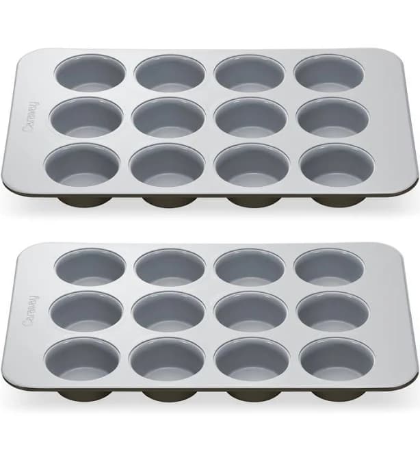 Caraway Non-Stick Ceramic Muffin Pan Duo
