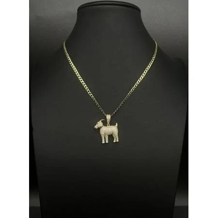 14K Gold Goat Charm